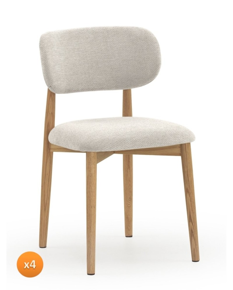 Pack de 4 sillas, Valdora