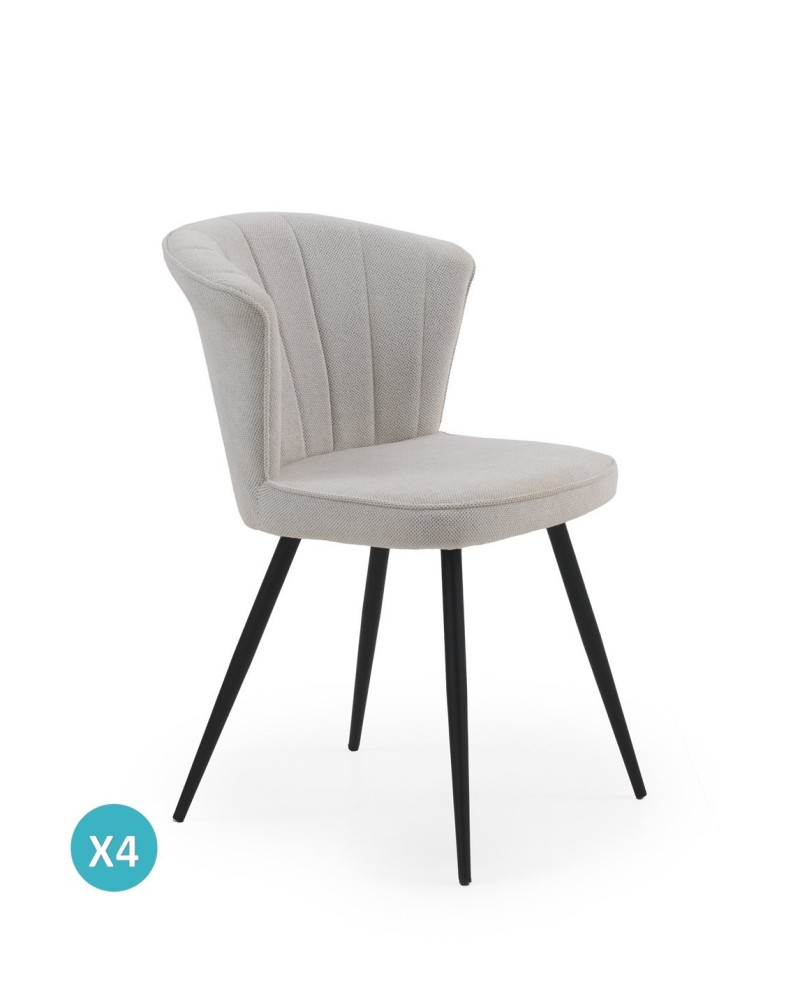Lot de 4 chaises, Builo