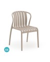 Lot de 4 chaises, Wein