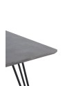 mesa melamina efeito cimento com pés metal 160x90x75