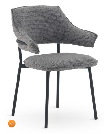 Lot de 4 fauteuils, Naim