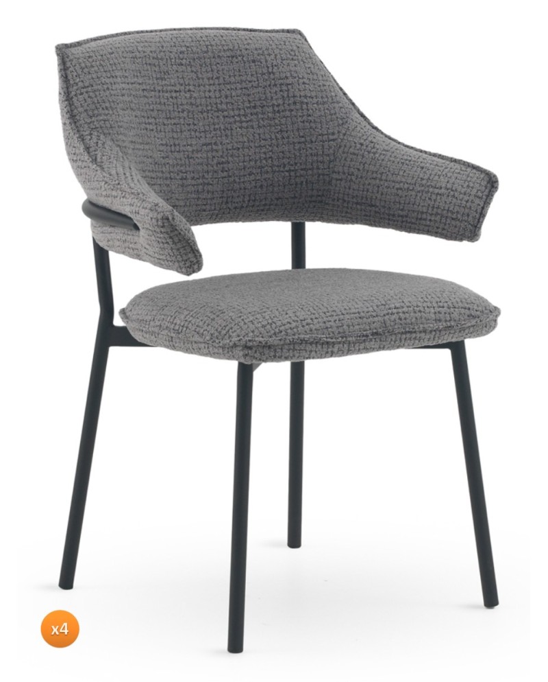 Lot de 4 fauteuils, Naim