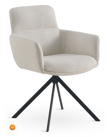 Lot de 4 fauteuils, Couta