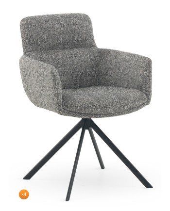 Lot de 4 fauteuils, Lizu