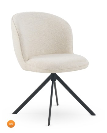 Lot de 4 chaises, Wail