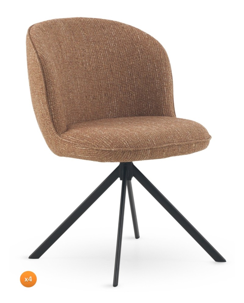 Lot de 4 chaises, Raia