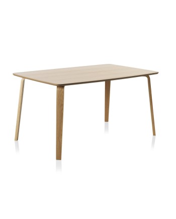 mesa madeira de contraplacado de carvalho 150x90 cm