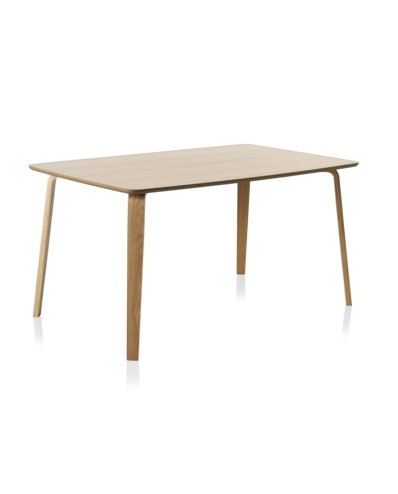 mesa madeira de contraplacado de carvalho 150x90 cm