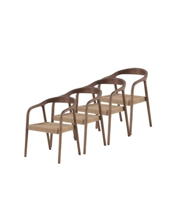 Lot de 4 fauteuils, Dorot