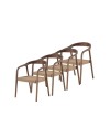 Lot de 4 fauteuils, Dorot