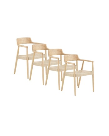 Lot de 4 fauteuils, Wole