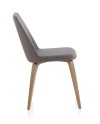 silla madera tapizada pack 4 unidades