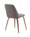 silla madera tapizada pack 4 unidades