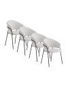Lot de 4 fauteuils, Quelmo