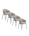 Lot de 4 fauteuils, Pasty