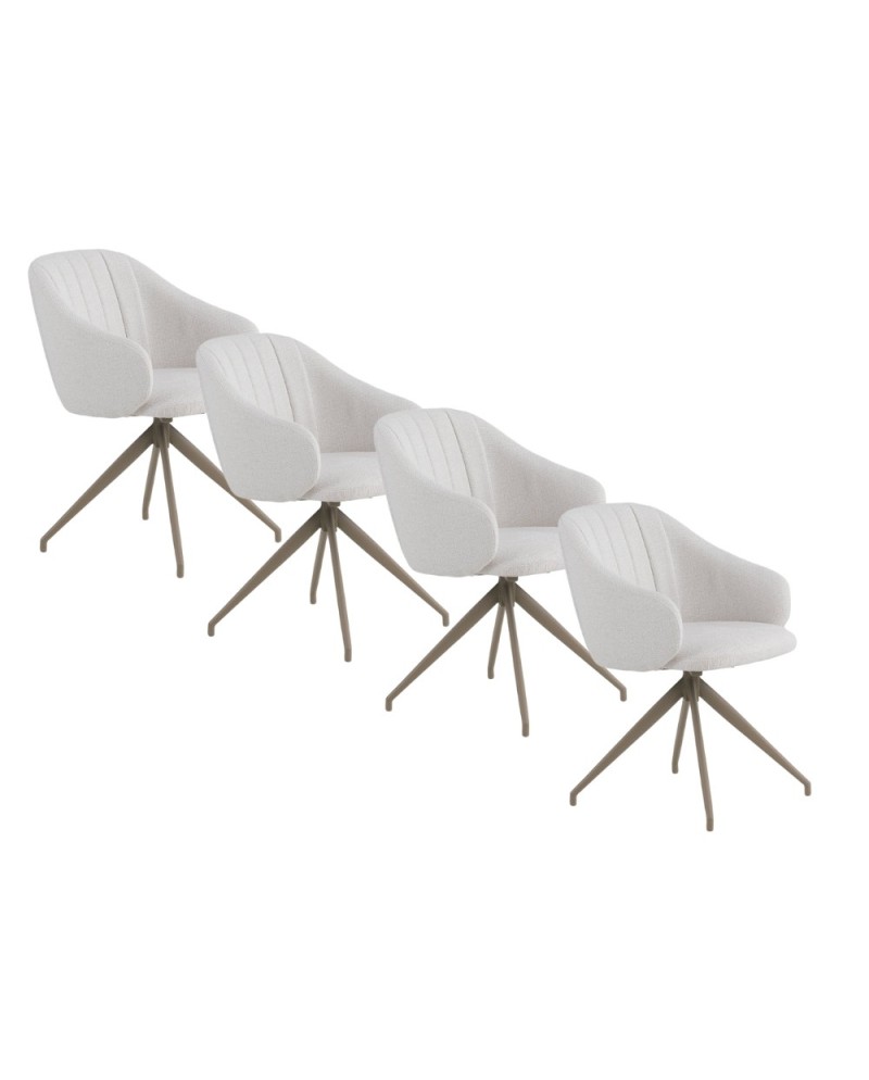Lot de 4 fauteuils, Jaenda