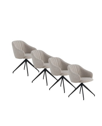 Lot de 4 fauteuils, Ximer