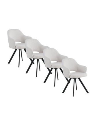 Lot de 4 fauteuils, Rexi