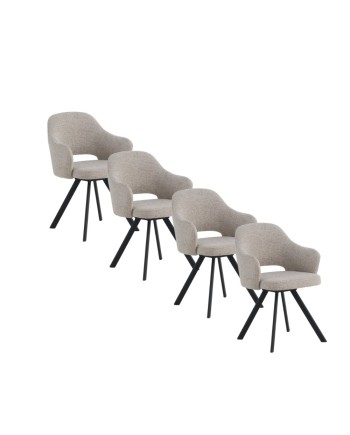 Lot de 4 fauteuils, Sasta