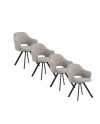 Lot de 4 fauteuils, Sasta