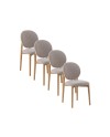 Lot de 4 chaises, Pasir