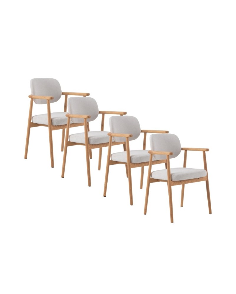 Lot de 4 fauteuils, Roylo