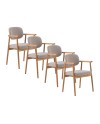 Lot de 4 fauteuils, Takro