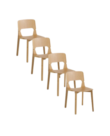Lot de 4 chaises, Gael