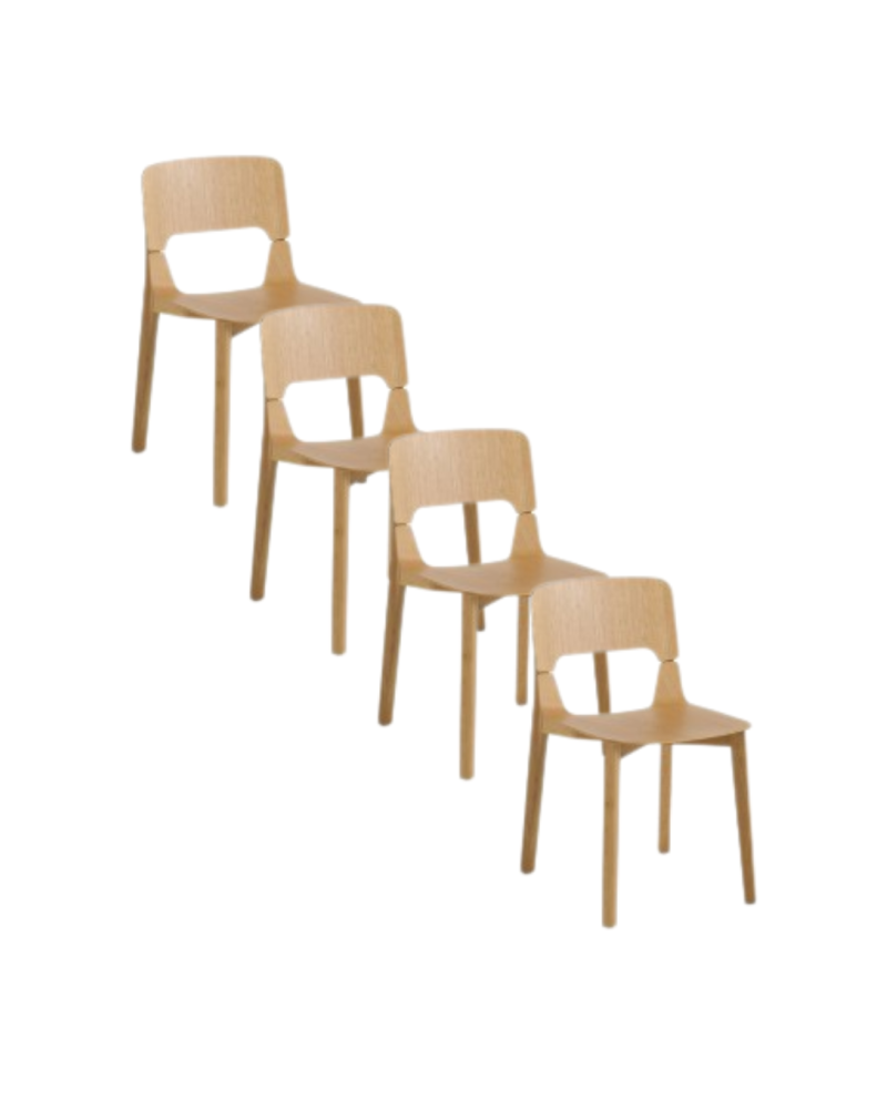Conjunto de 4 cadeiras, Gael