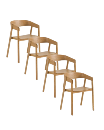 Lot de 4 chaises, Joeli