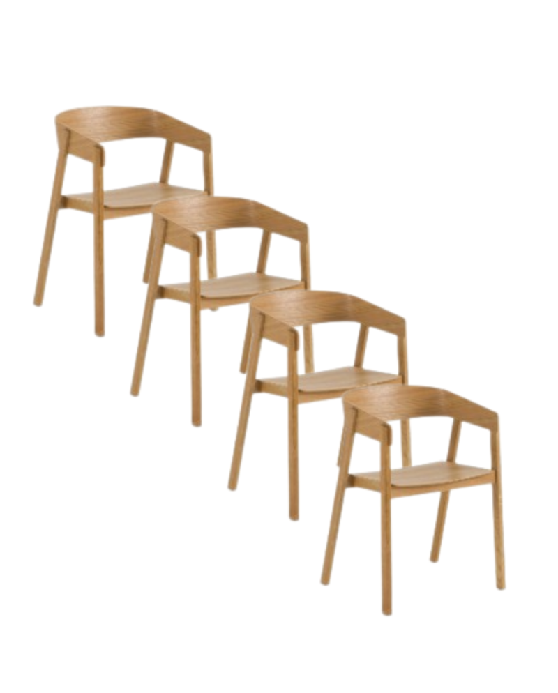Lot de 4 chaises, Joeli