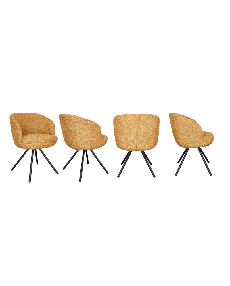 Pack de 4 sillas, Rylan