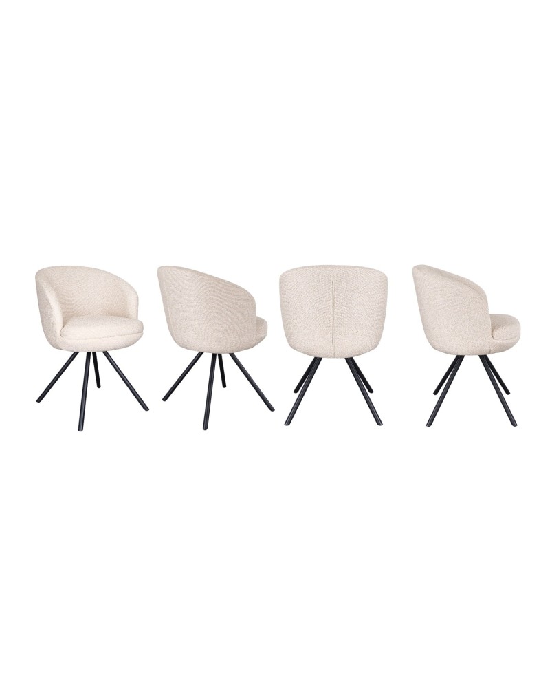Pack de 4 sillas, Kaelen