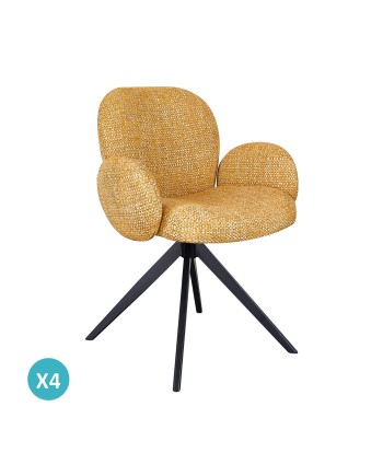 Pack de 4 sillas, Xyla