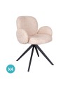 Pack de 4 sillas, Nyx