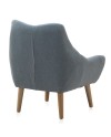 fauteuil rembourré vert pastel