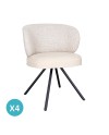 Pack de 4 sillas, Zale