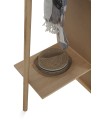 miroir portemanteau bois naturel