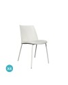 Lot de 4 chaises, Zimep