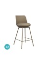 Lot de 2 tabourets, Essam