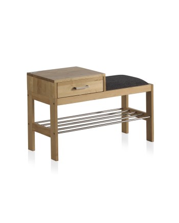 banc meuble à chaussures bois naturel