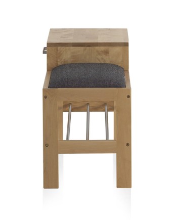 banc meuble à chaussures bois naturel