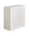 cómoda 2 puertas madera de fresno blanco patinado