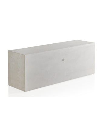mueble tv madera de fresno blanco patinado