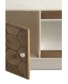 mueble tv madera de fresno blanco patinado