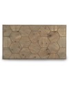 tête de lit bois de frêne 110x60 blanc petiné