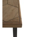table en bois de frêne 178x90 pied metal