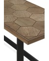 table basse bois de frêne avec pied metal