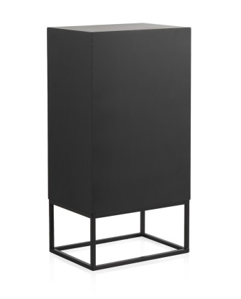 sinfonier madera laminada 4 cajones con base metálica
