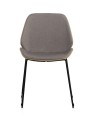 chaise bois tapissee pied metal pack 4 unités